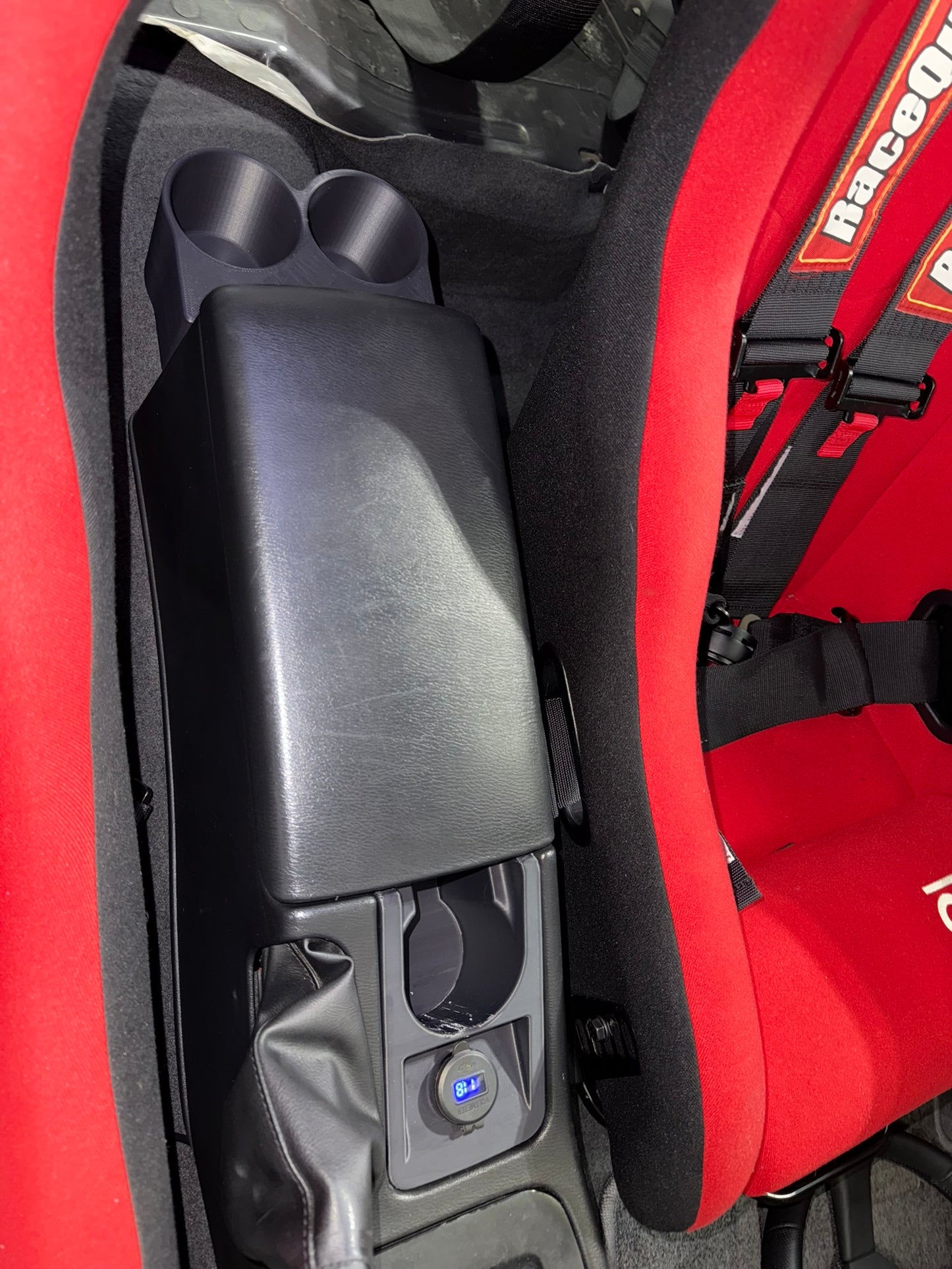 R33 Skyline Rear Console Cupholder – Factory Rear Ashtray Mount