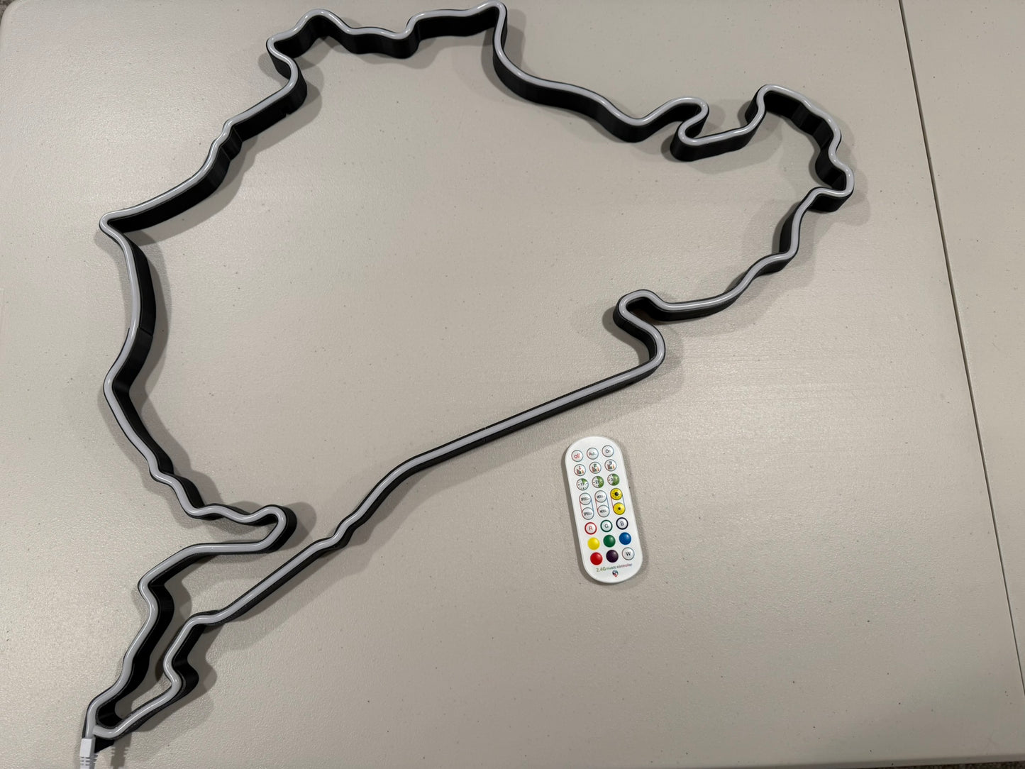 30 inch Nürburgring Chasing LED Neon Sign - SIM Racing Decor