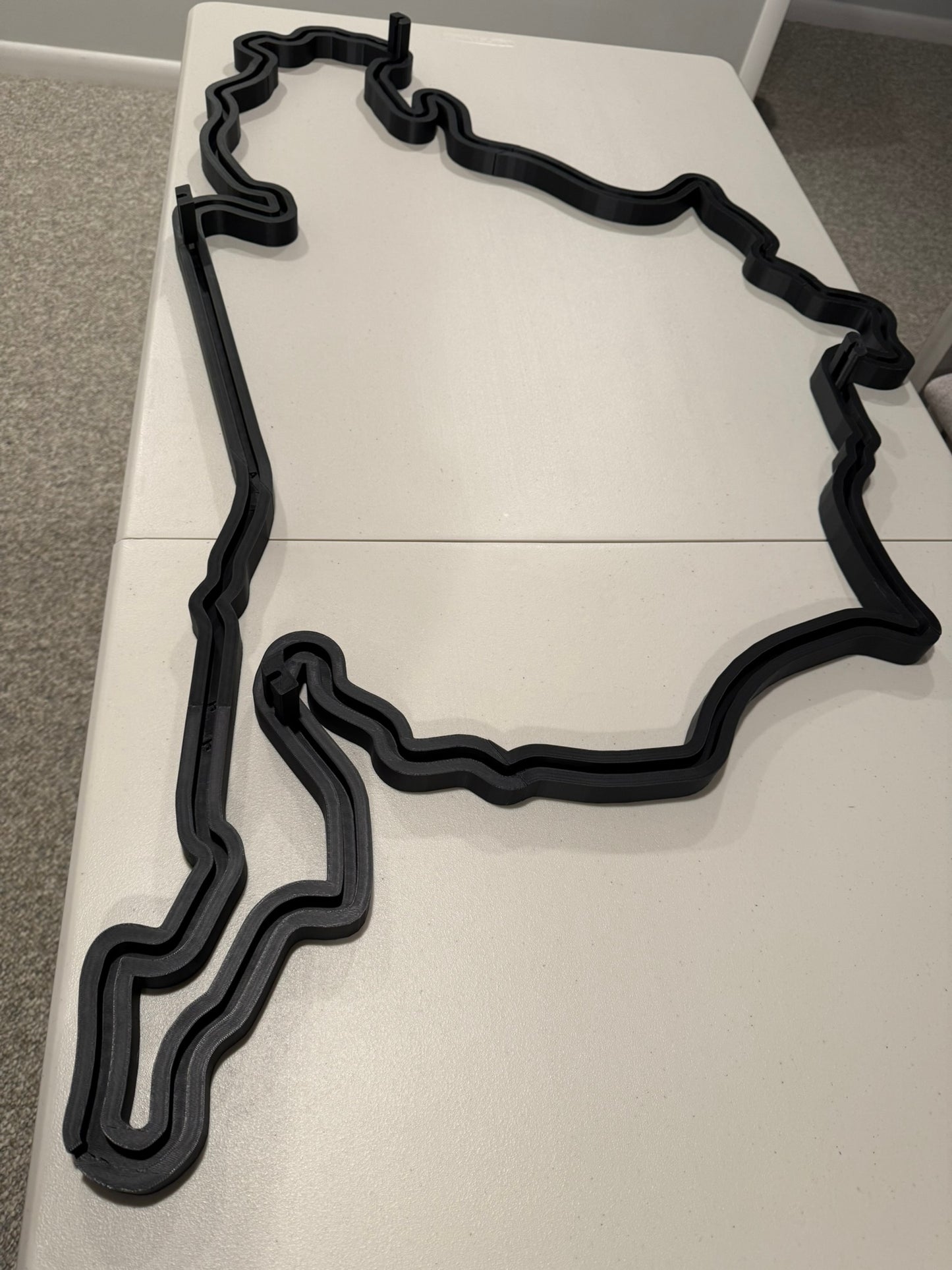 48-inch LED Nurburgring Wall Art - SIM Racing Decor