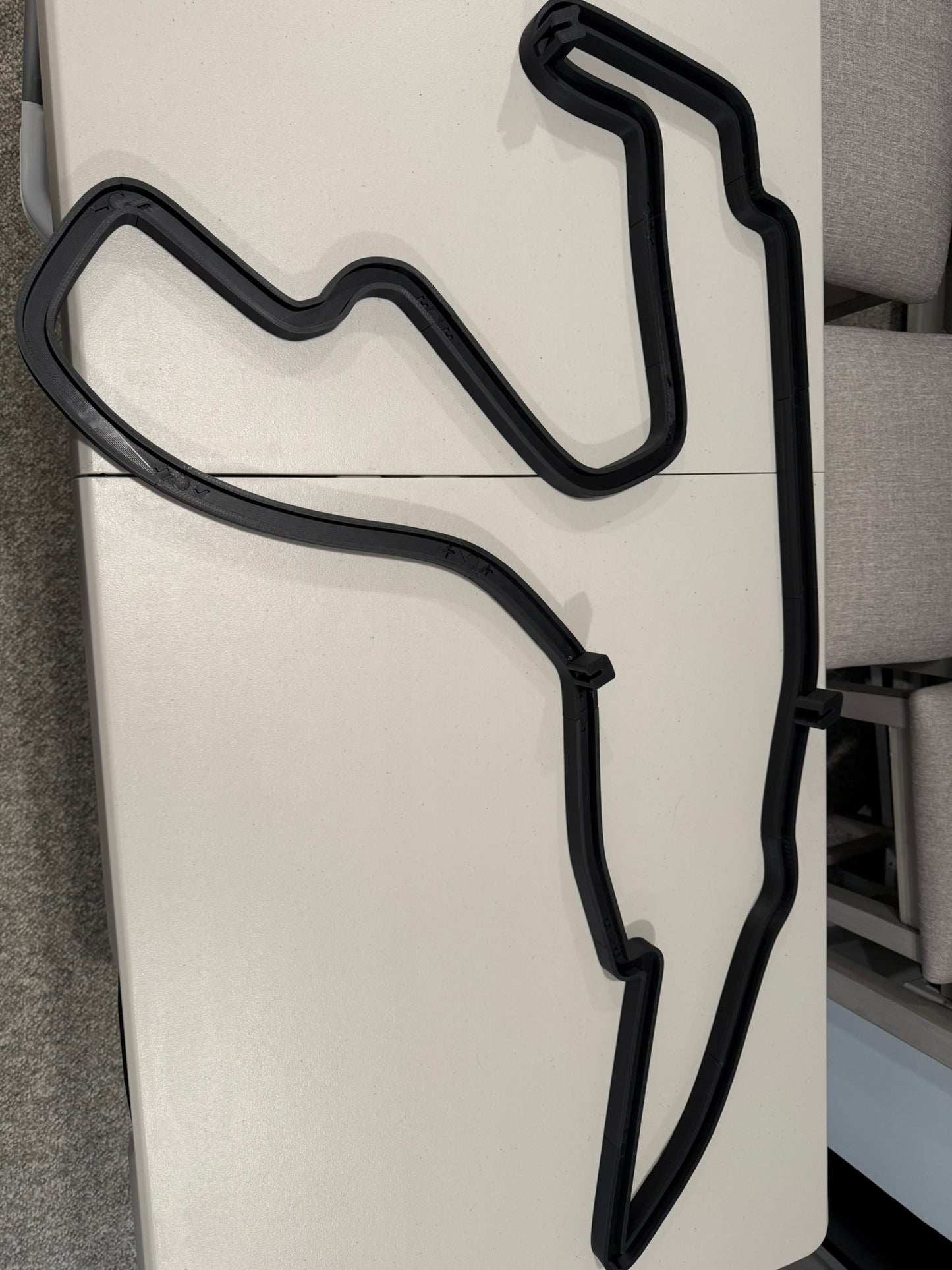 48-inch LED Spa Wall Art - SIM Racing Decor