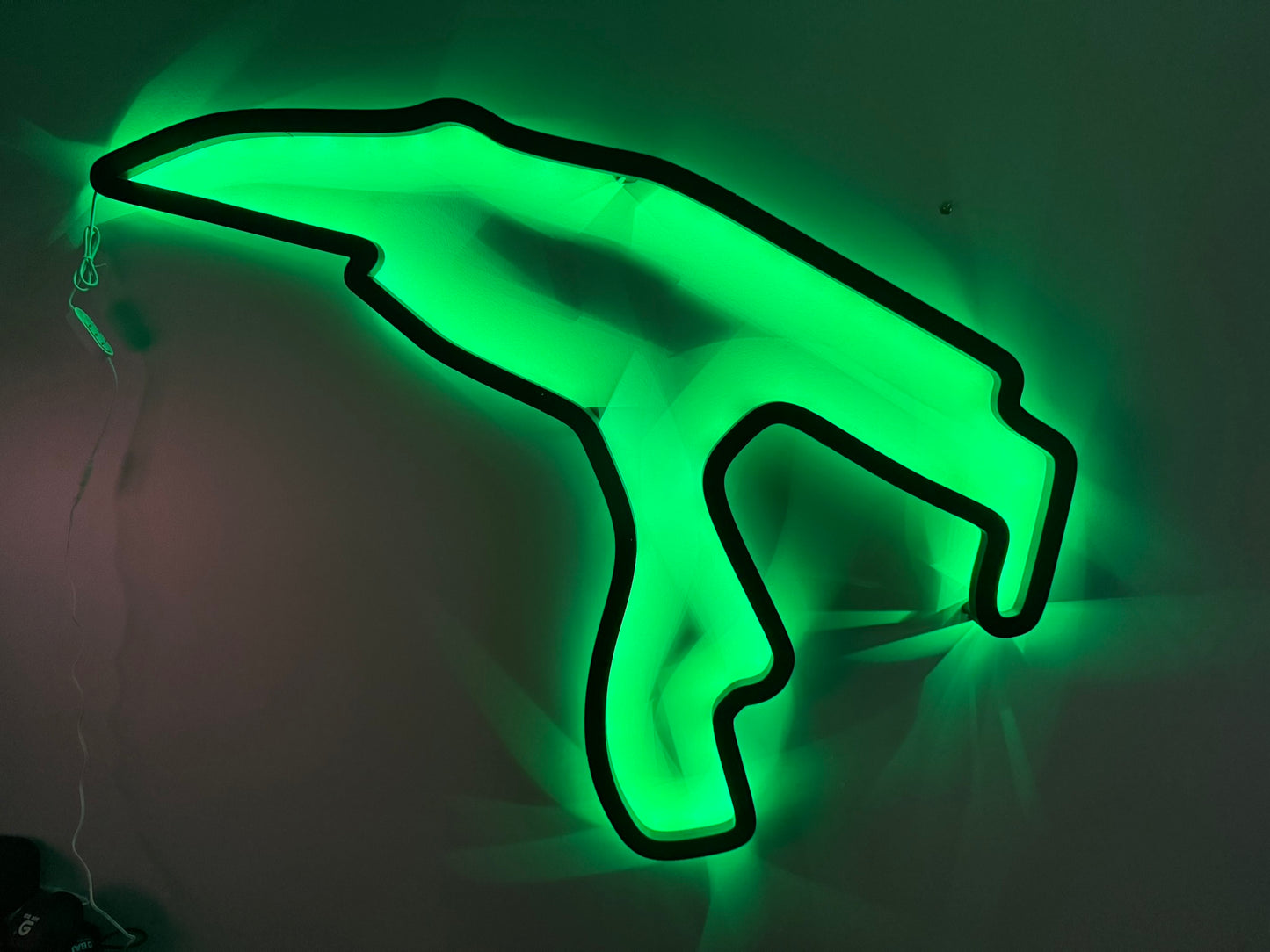 48-inch LED Spa Wall Art - SIM Racing Decor