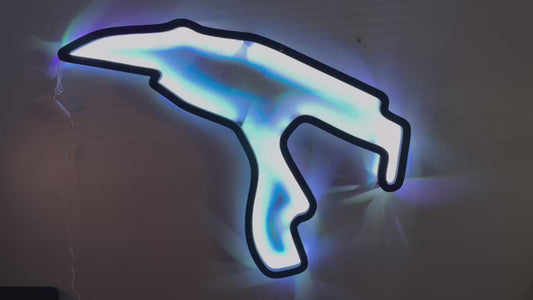 48-inch LED Spa Wall Art - SIM Racing Decor